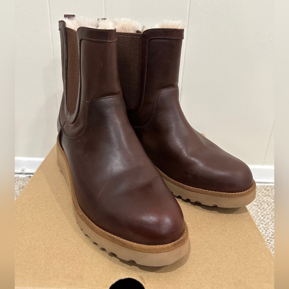 UGG Brown Leather Boots